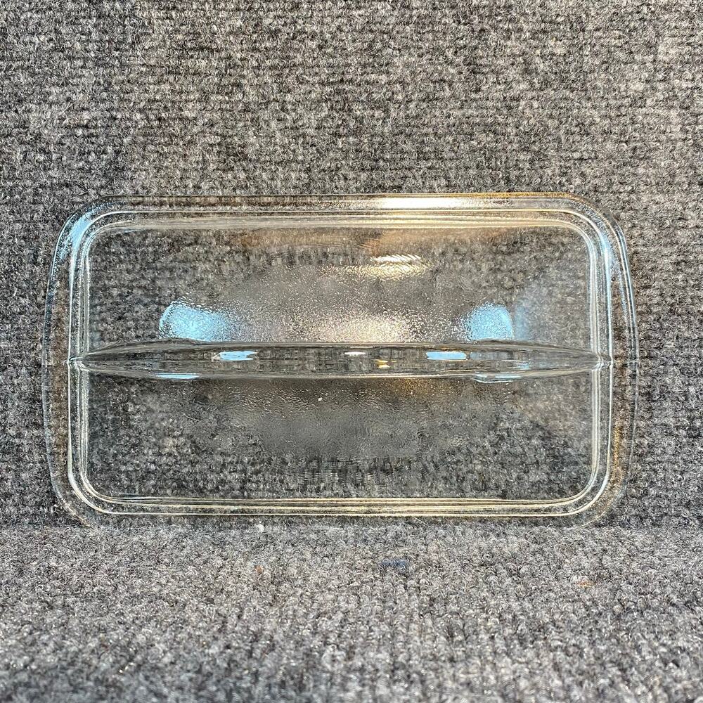 Vintage 50s Westinghouse Domed Clear Glass Refrigerator Loaf Pan Dish Lid Only